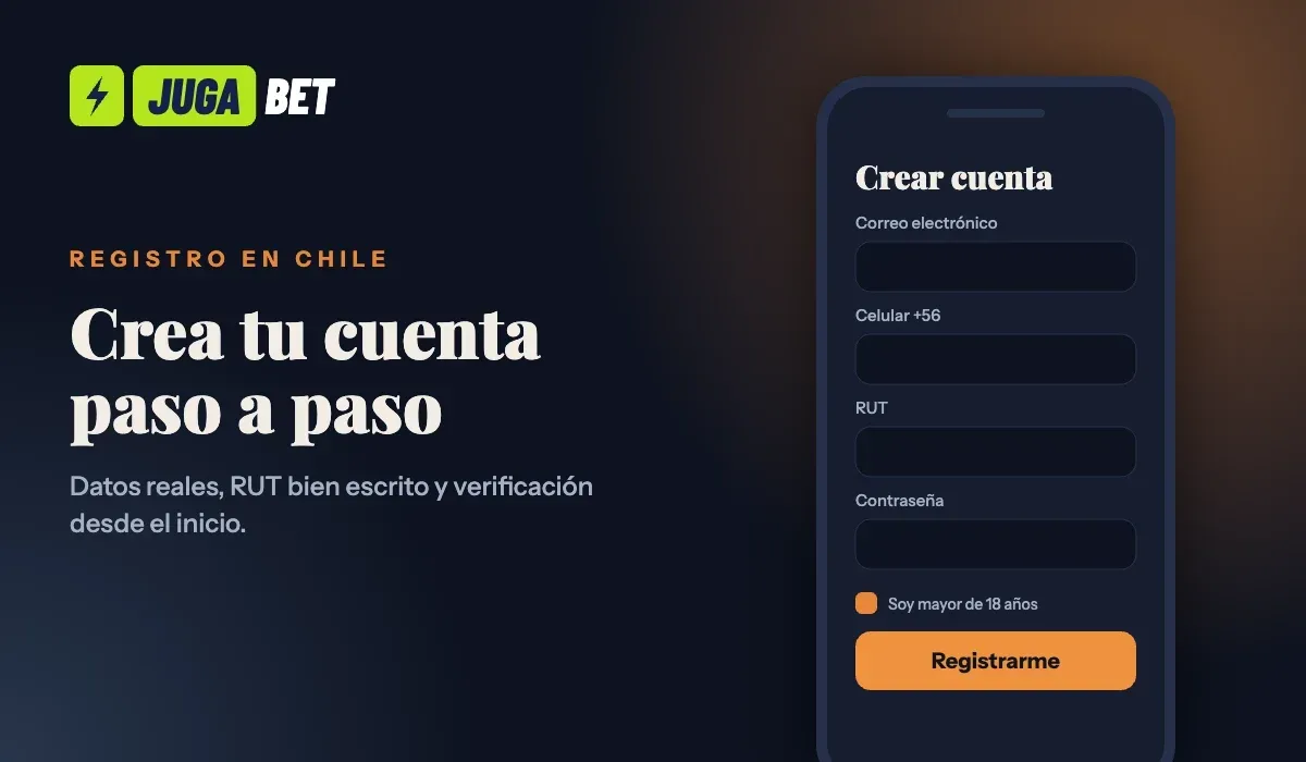 JugaBet registro paso a paso: desde el celular y desde el computador